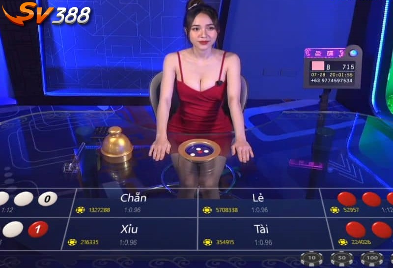 Xóc đĩa với tỷ lệ thắng cược cao khi chơi tại Casino SV388